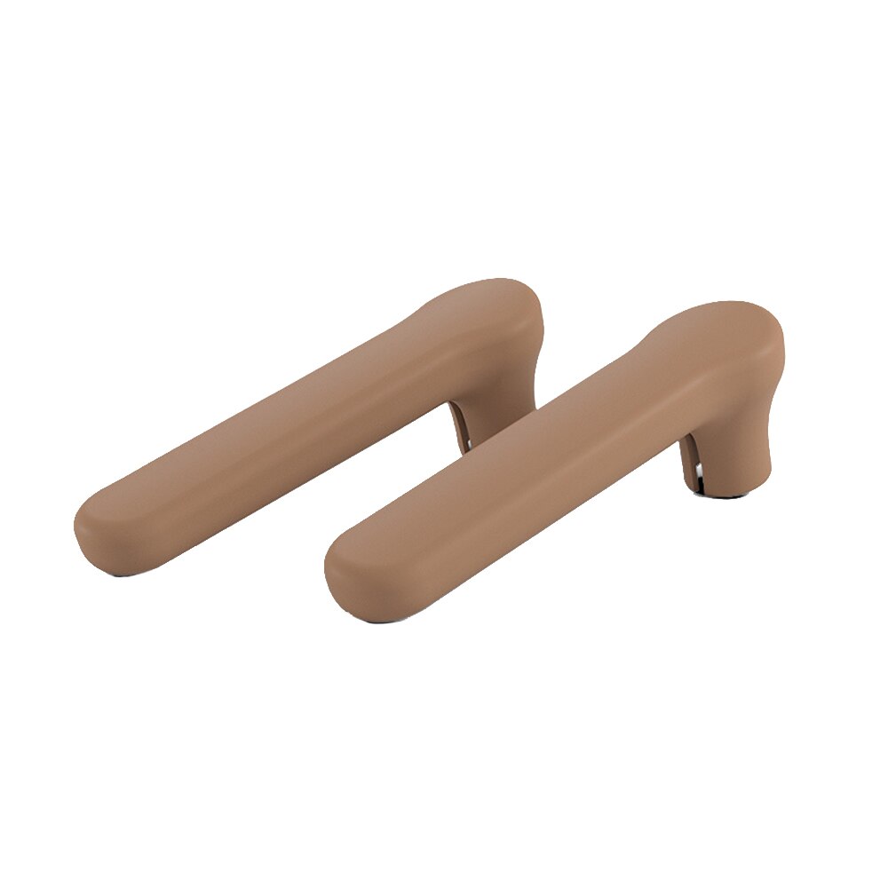 Couverture de poignée de porte Anti-collision, 2 pièces, manchon de poignée en Silicone statique, protecteur mural de sécurité pour bébé, protection pour chambre à coucher et salon: Coffee