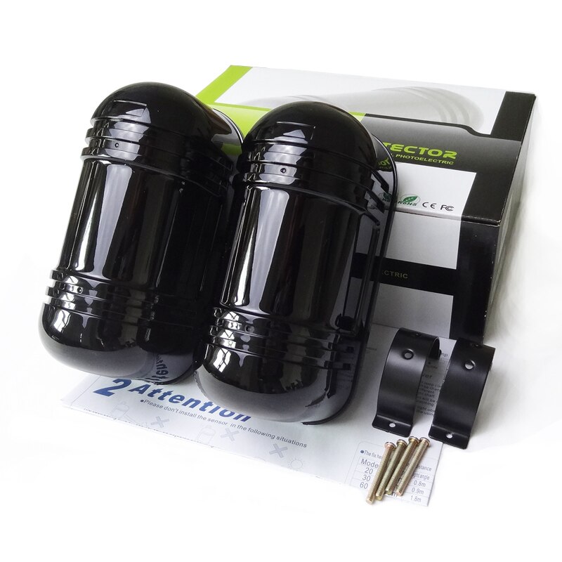 Waterproof Dual Beam Sensor Active Infrared Intrusion Detector IR 10m~150m Outdoor Perimeter Wall Barrier Fence for GSM Alarm