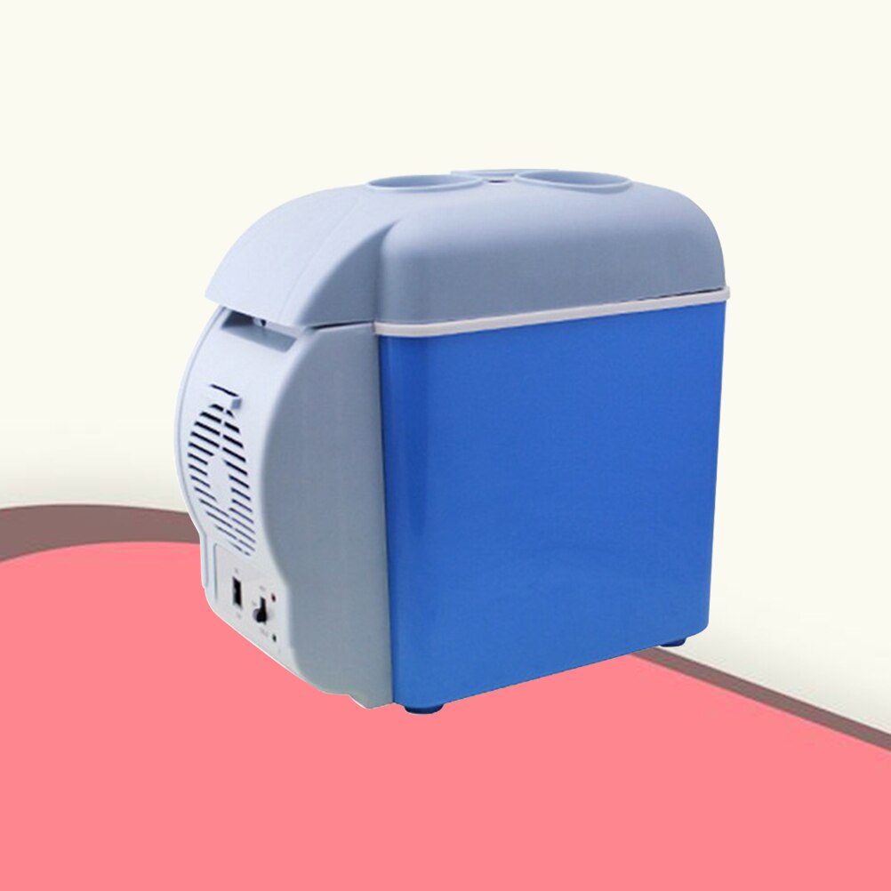 12V 7.5L Mini Car Fridge Cooler and Warmer Box for Car Vehicle (Blue)
