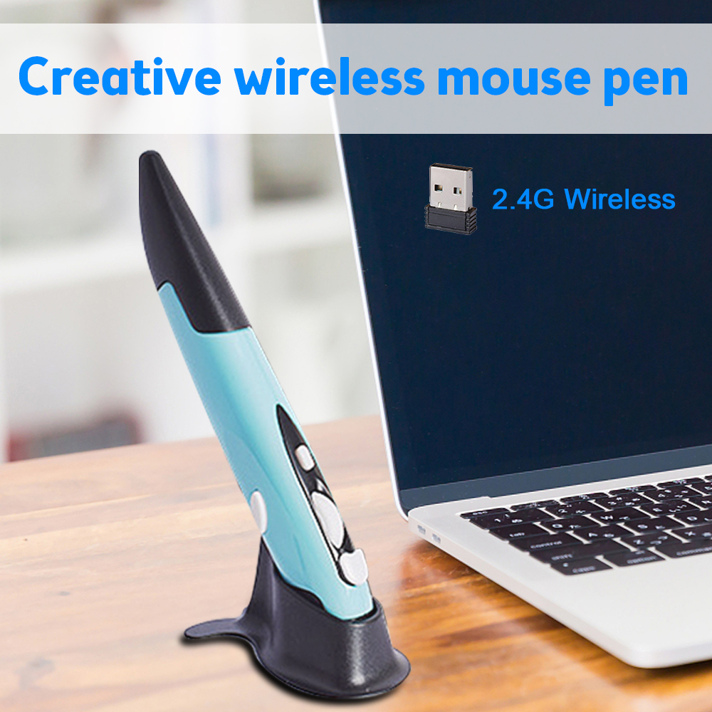 2.4G Wireless Mouse Pen Personality Vertical Pen-Shaped Stylus Battery Mouse Suitable For PC And Laptop Mice