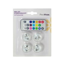 3CM RGB Mini Submersible LED Light with Remote Controller CR2032 Battery Operated Waterproof Party Light for wedding decoration