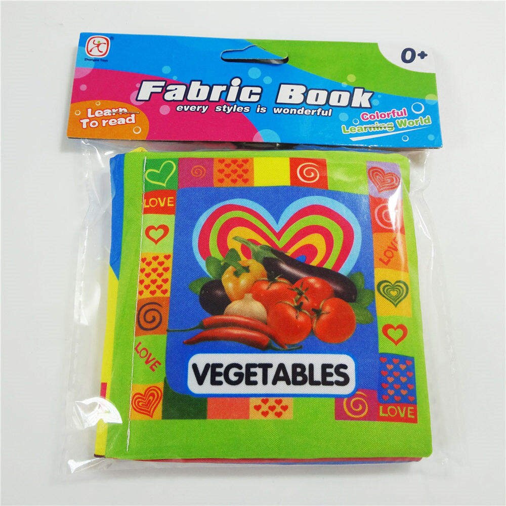 Ecroda 12 Stijl Activiteit Boek Engels Taal Stof Doek Baby Boeken Leren Onderwijs Speelgoed 0 ~ 12 Maanden Juguetes Bebe: 12