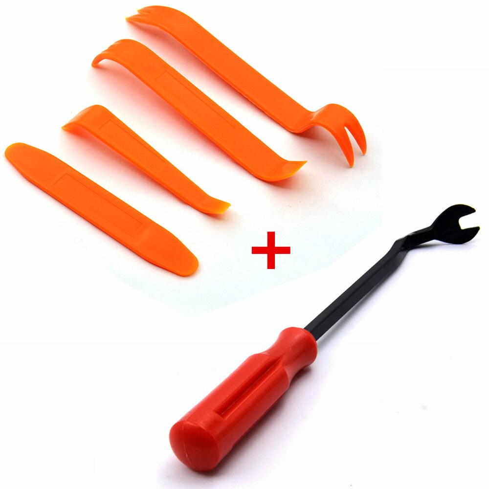Auto Fastener Removal Tool Trim Dash Removal Klinknagel Clips Autodeur Panel Installer Cover Auto Trim Removal Tools Schroevendraaier: 4PCS Red