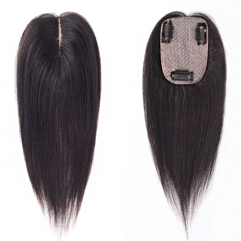 Synthetic Straight Hair Extensions for Women Natural Color Top Closures Clip In Hair Extension Hairpieces MUMUPI