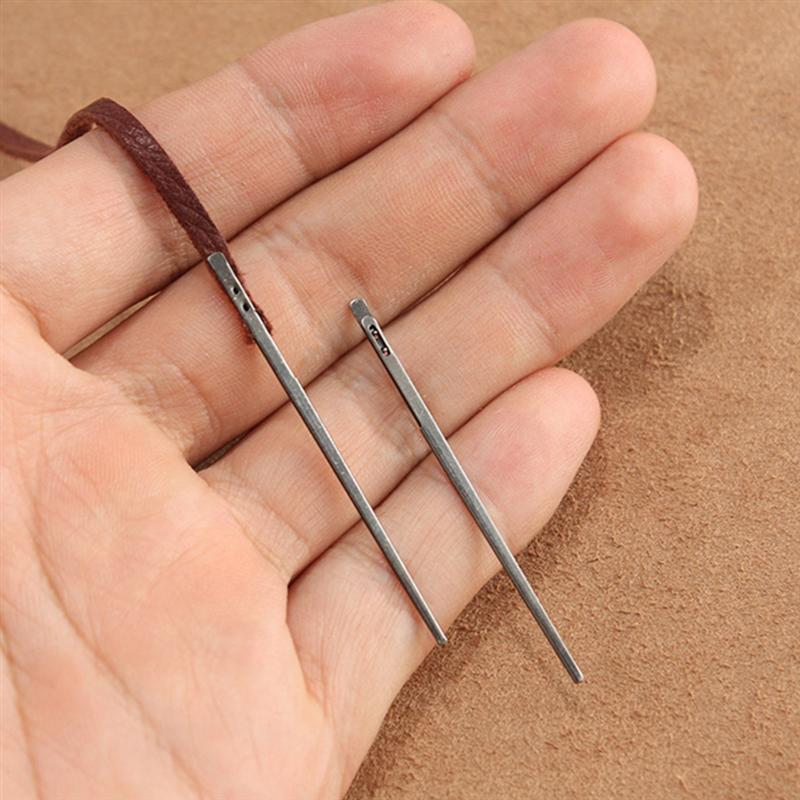5 aiguilles pour tressage, fil de cuir, Type US