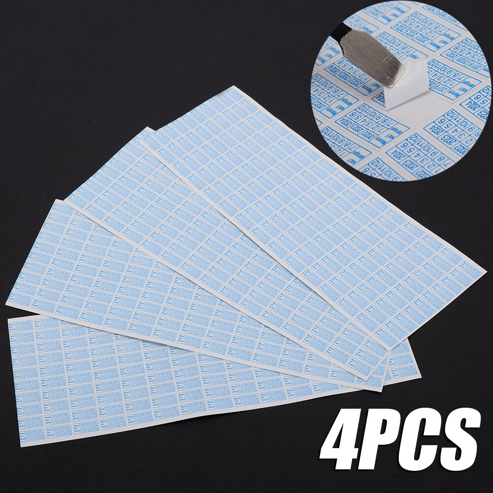 600PCS Blue Warranty Label Paper 2022 2023 2024 Warranty Void If Damaged Protection Security Label Sticker Seal For Cellophane