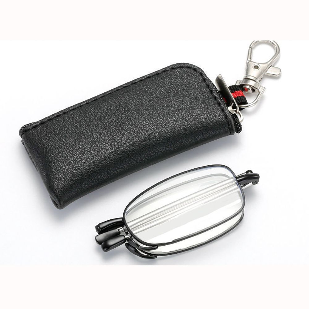 Vintage Alloy kieszonkowe składane okulary do czytania czytanie ramki okularów z pudełkami kobiety mężczyźni nadwzroczność okulary okulary: black 350