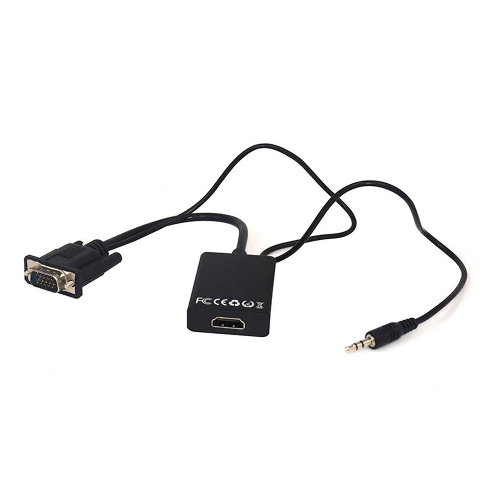 Vga To Hdmi Converter VGA Male to HDMI Female Converter Adapter Cable With Audio Output 1080P VGA HDMI Adapter for PC laptop