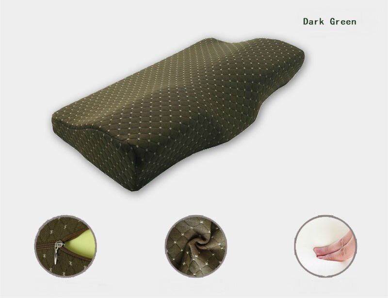 BEYOND CLOUD Butterfly Shaped Memory Pillows Relax Cervical Spine Adult Health Care Slow Rebound Memory Foam Neck Pillow 002
