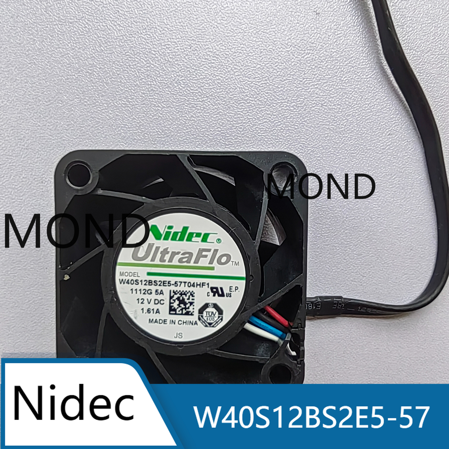 W40S12BS2E5-57 T04HF9 T04HF4 Server Cooling Fan for NIDEC Temperature Control PWM Radiator 12V 1.61A 4CM 4028 Original