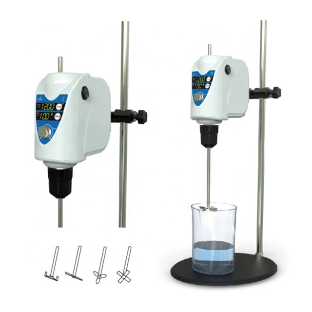 MS-40 Digital Overhead Stirrer With 40L Stirring Volume For Laboratory Cosmetics Solution Use