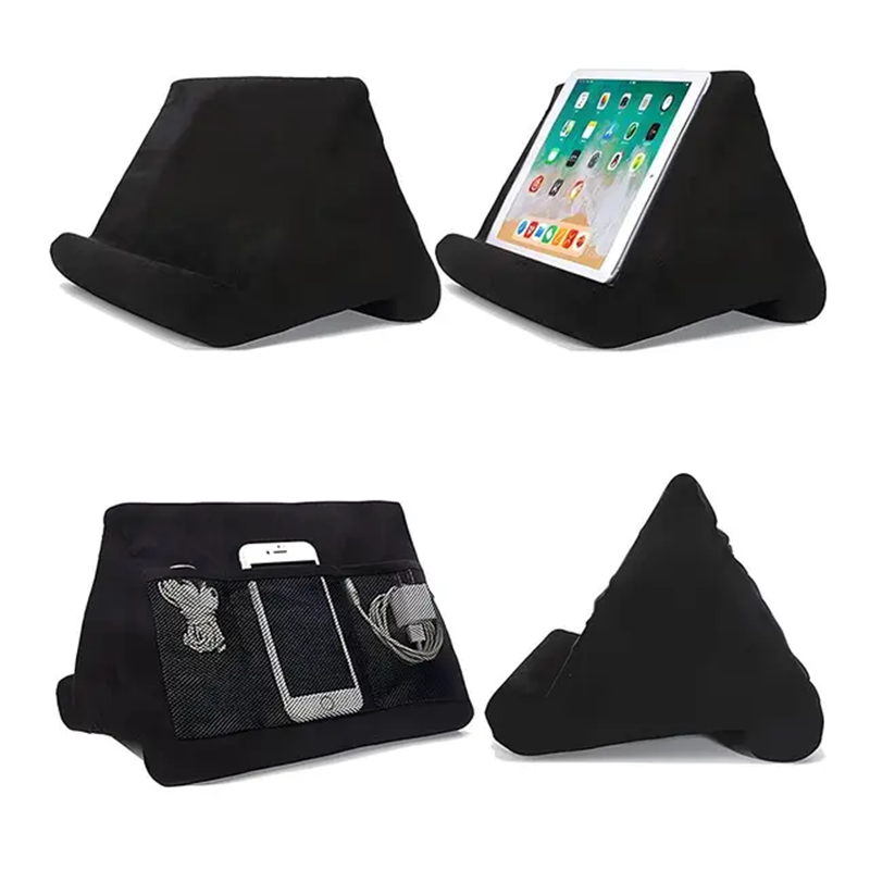Soporte de almohada para tableta, soporte multifunción para teléfono y tableta, cojín para IPad, soporte para teléfono móvil y portátil, soporte para cama y tableta: Verde