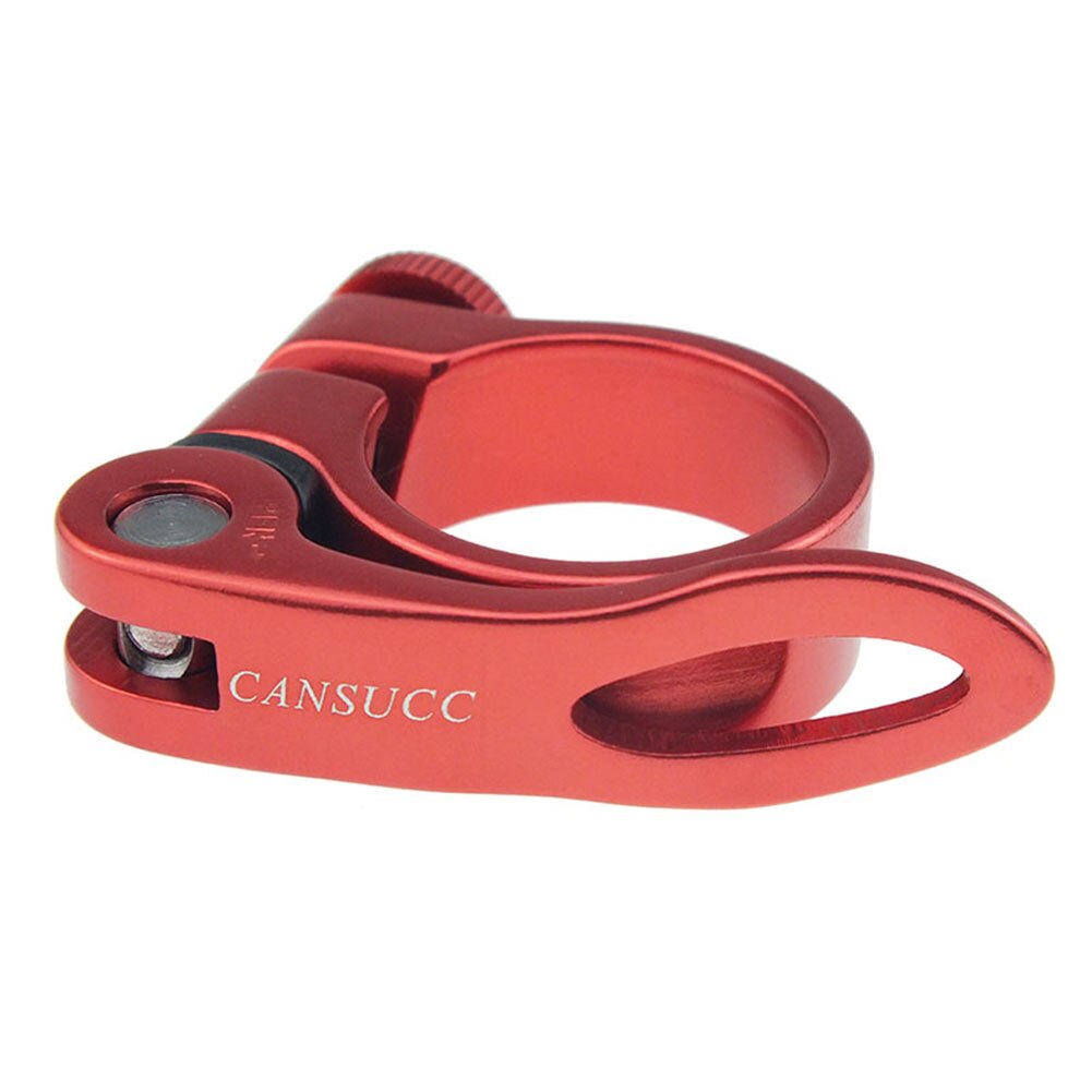 Racefiets mountainbike zadelpenklemmen zadelpenbevestigingsring fietsaccessoires fiets snelspanner zadelbuisklem: Rood