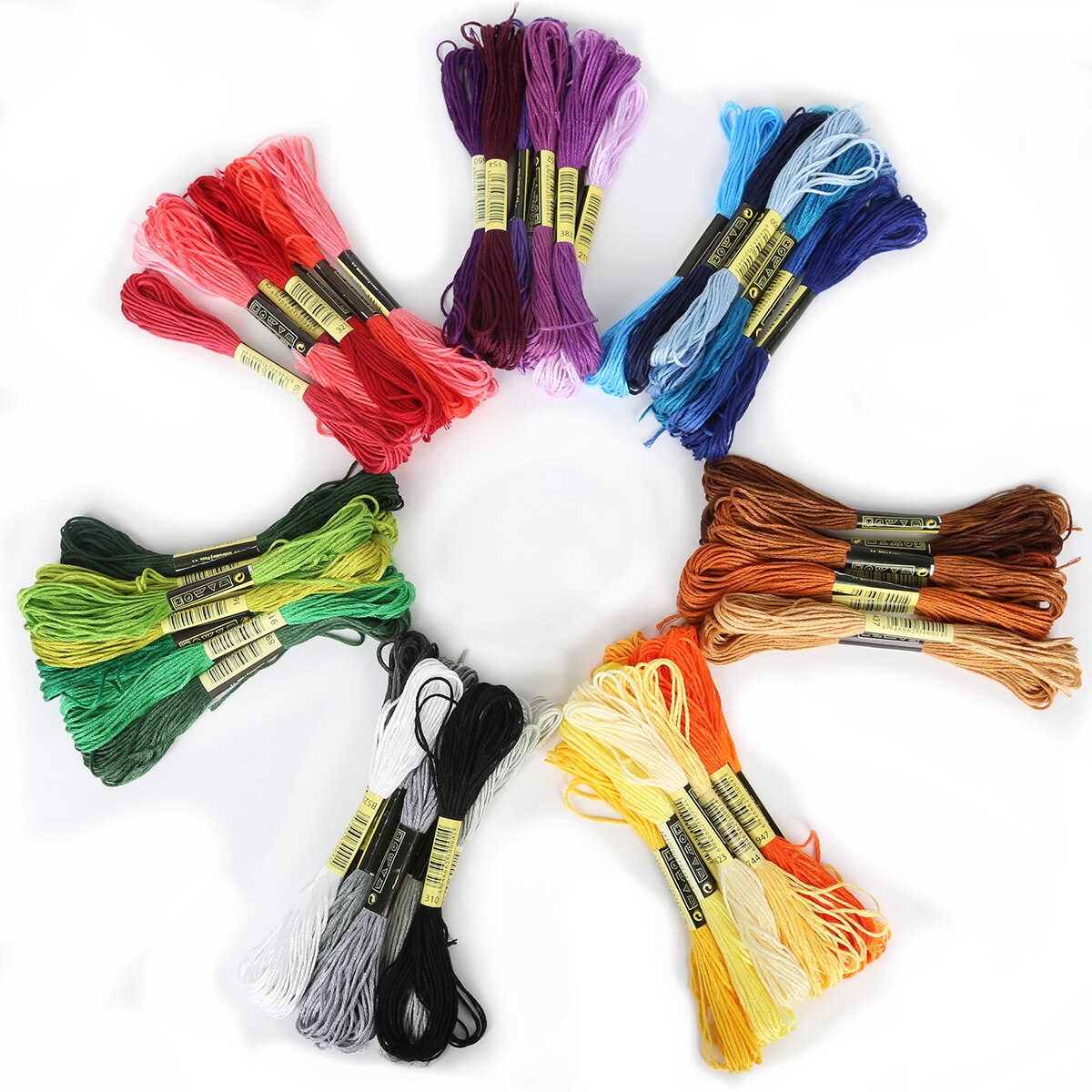 8 Stks/partij Diverse Kleuren Dmc Borduurgaren Kruissteek Katoen Borduurgaren Floss Naaien Strengen Craft
