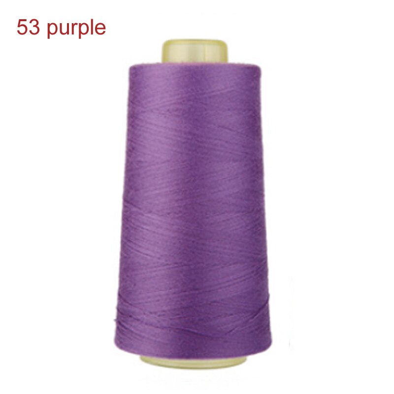 3000 Yards / roll Polyester Thread Multicolor 40S/2 Threads Spool Shirt Dress Sewing Thread Garment Accessories: 53 purple