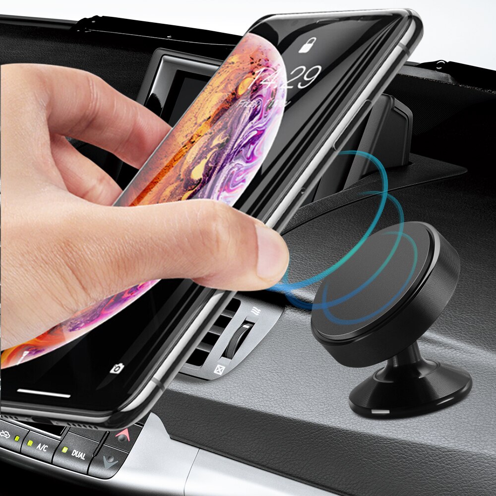 Soporte magnético de teléfono de coche del soporte del teléfono para Hyundai i30 tucson acento solaris ix35 i20 i40 kona creta santa fe