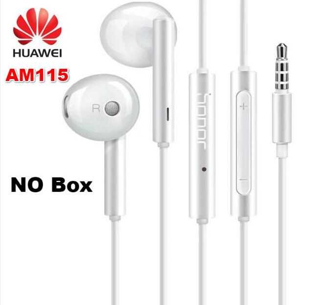 Huawei-auriculares Honor AM115 originales, cascos con conector de 3,5mm, con cable, para Huawei P10, P9, P8, Mate9, Honor 8: am115 no box