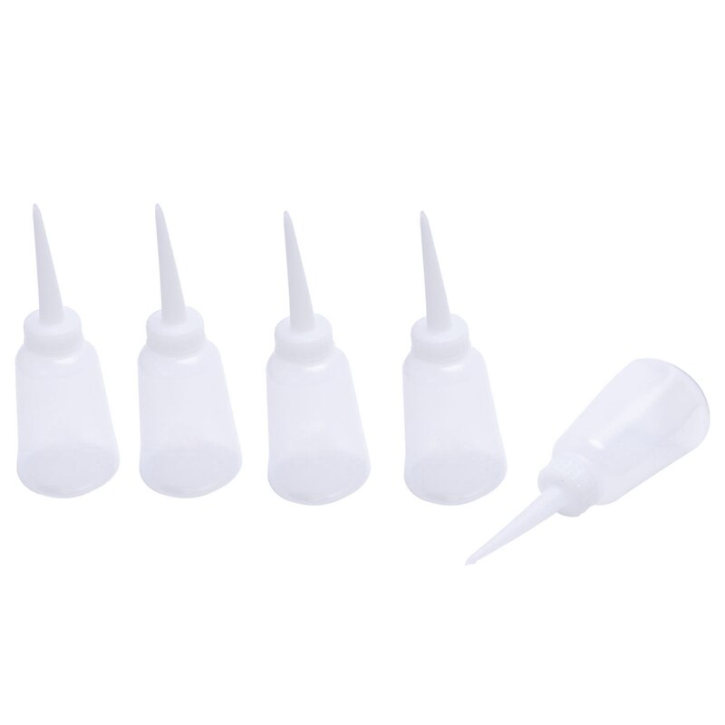 5Pcs Industriële Plastic Lijm Gel Olie Knijpfles Dispenser 150Ml