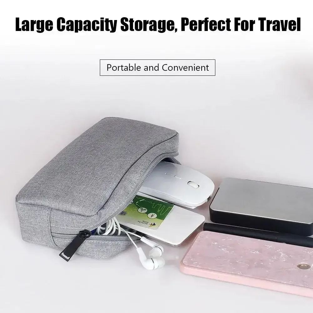 Wasserdichte Aufbewahrungstasche für digitales Zubehör, große Kapazität, tragbare Reise-Organizer-Tasche für Mobiltelefone, USB-Kabelband