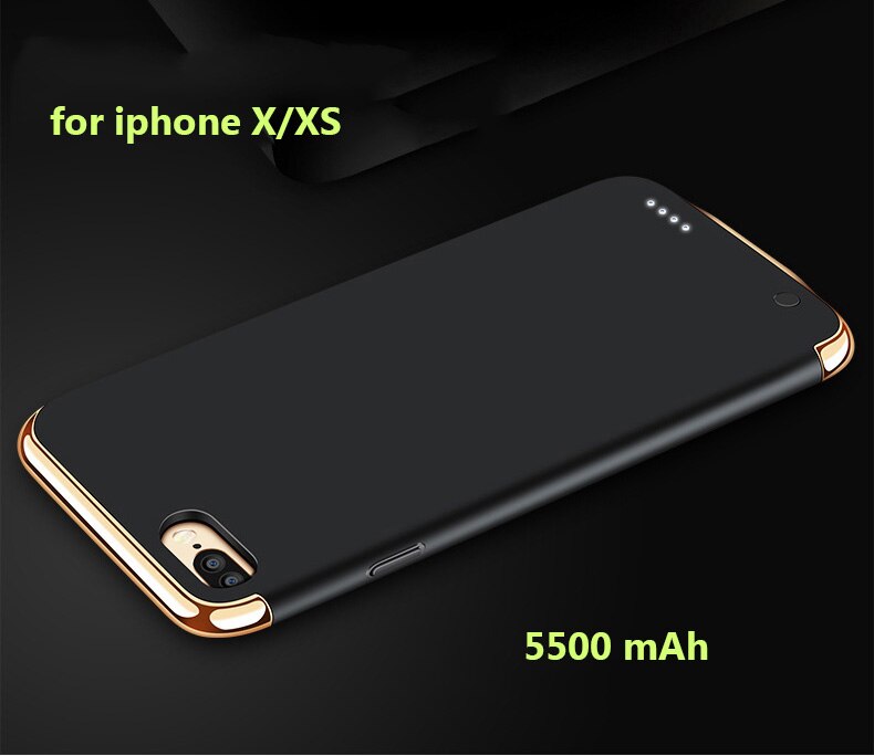Ładowarka etui do iPhone 6 6S 7 8 7P 8P 11Pro 12Pro Max uniwersalna przenośna ładowarka banku mocy 5500mAh do 6000mAh: for X or XS