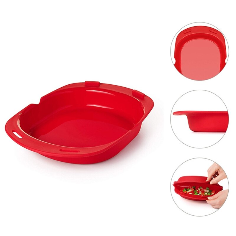 Silicone Omelette Maker Microwave Oven Non Stick Omelette Maker Egg Roll Baking Pan Omelette Tools Kitchen Accessories
