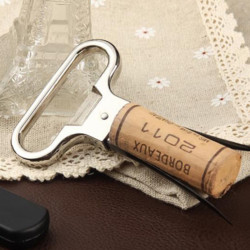 Newest Two-prong Cork Puller Ah-so Wine Opener Old Red Wine Opener