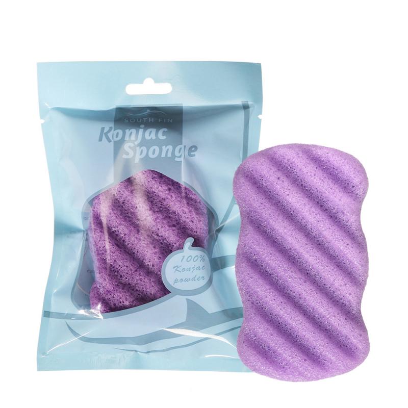 7 Kleur Natuurlijke Zachte Konjac Facial Sponge Puff Bad Spons Lichaam Dode Huid Reiniging Exfoliërende Douche Borstel Voor Kinderen En volwassenen: 03