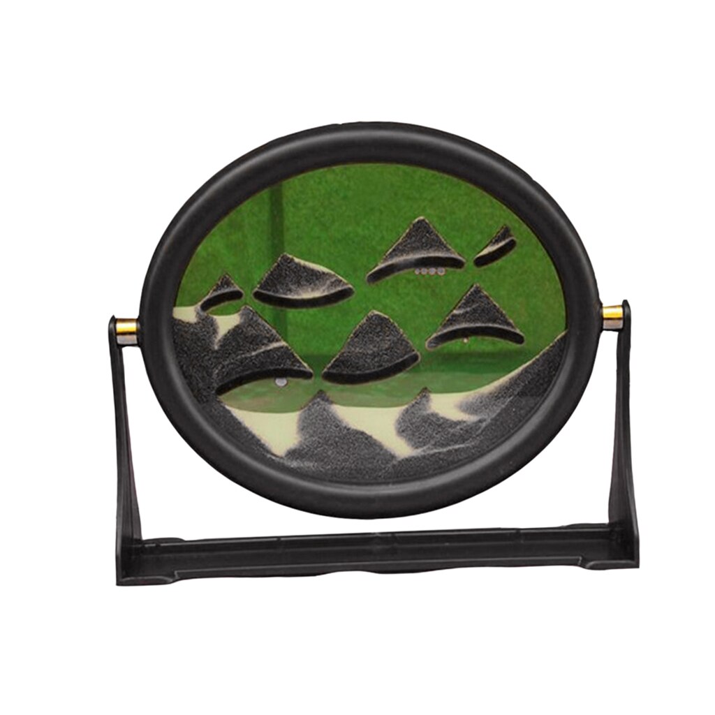 Round Floating Sand Timer Visual Sandglass 3D Dynamic Hourglass Sand Drawing