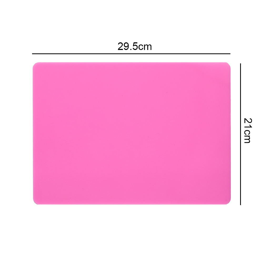 Silicone world Silicone Pad Table Mat Kneading Dough Mat Resin Pad Craft Tool Anti-dirty Pad DIY Epoxy Jewelry Making Tools: Blue