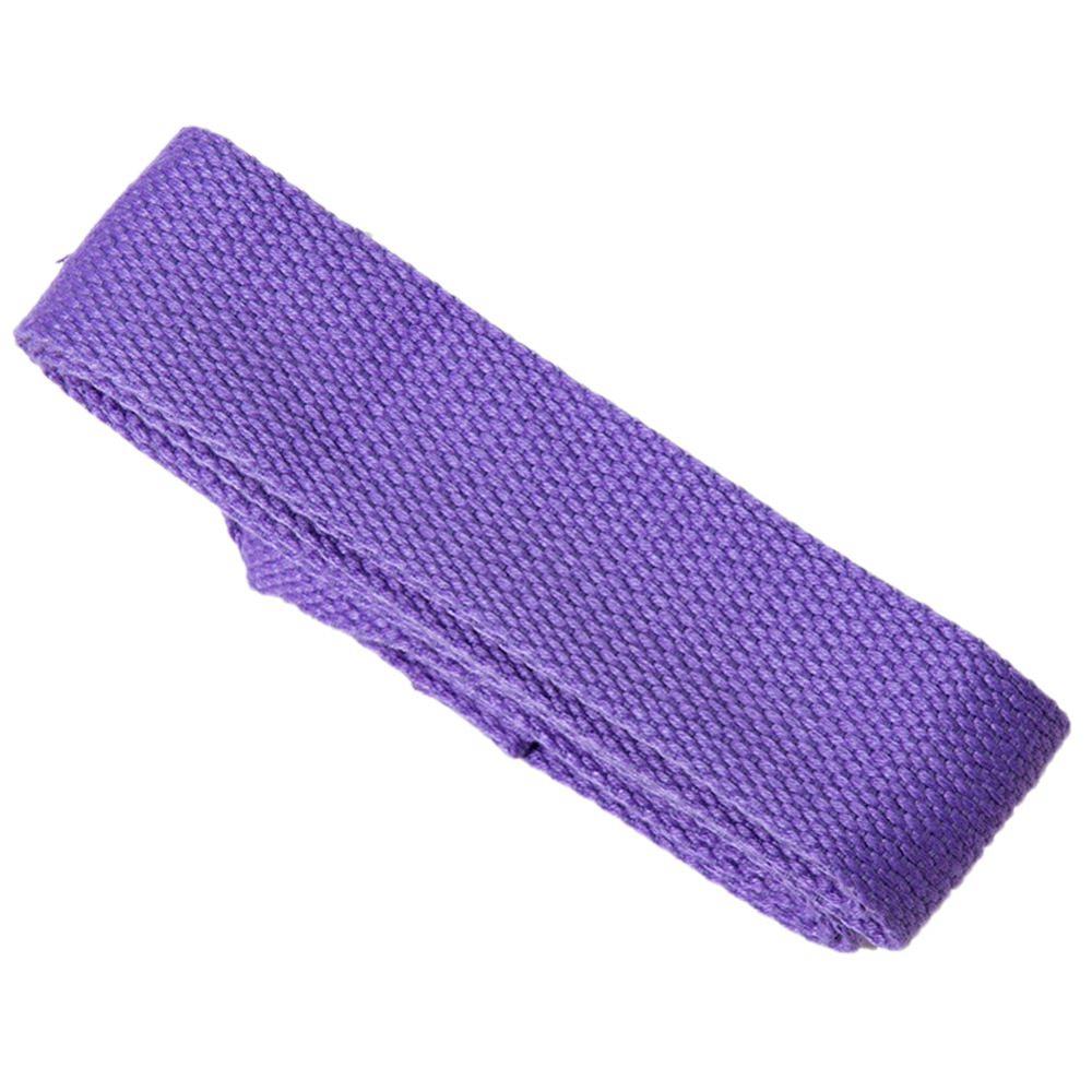 Yoga Mat Rope Adjustable Elastic Sports Sling Shoulder Carry Straps Belt Fitness Supplies Exercise Stretch Yoga Belt Fitness: Purple