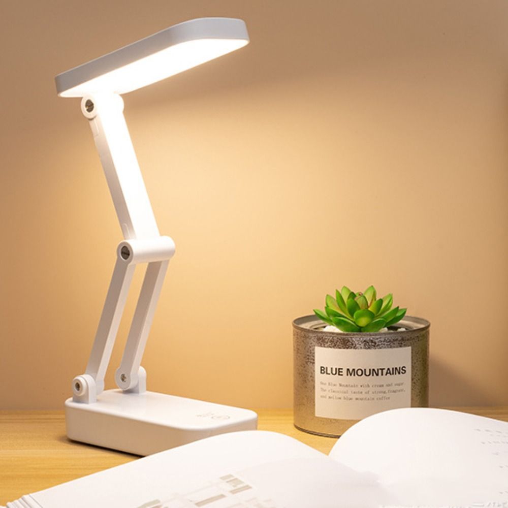 Multifunctionele opvouwbare bureaulamp op zonne-energie, dimbaar, met aanraakgevoelige led-nachtlamp, draagbaar, usb-oplaadbaar, leeslamp voor naast het bed