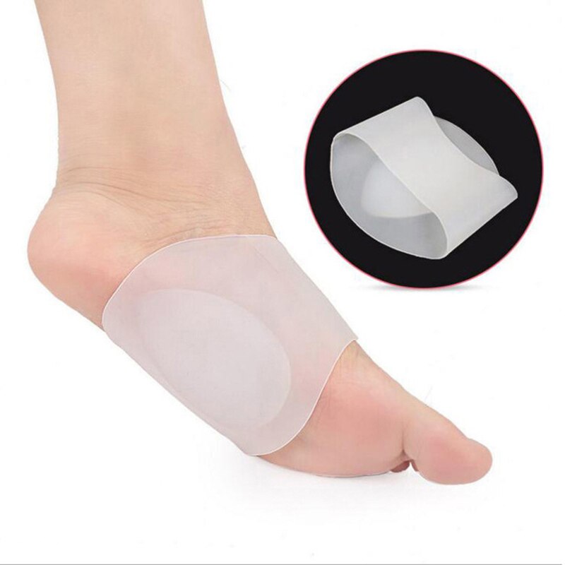 Soft Silicone Socks Pads Foot Support Flat Correction Shape Good Elasticity Women Peds Liners