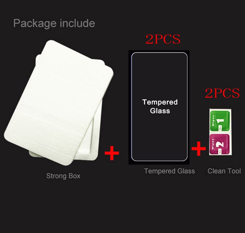 2PCS Gehard Glas voor Huawei P Smart (Genieten 7 S) 5.65 &quot;FIG-LX1 LX2 LX3 LA1 Screen Protector 2.5D 9H op Film Beschermende