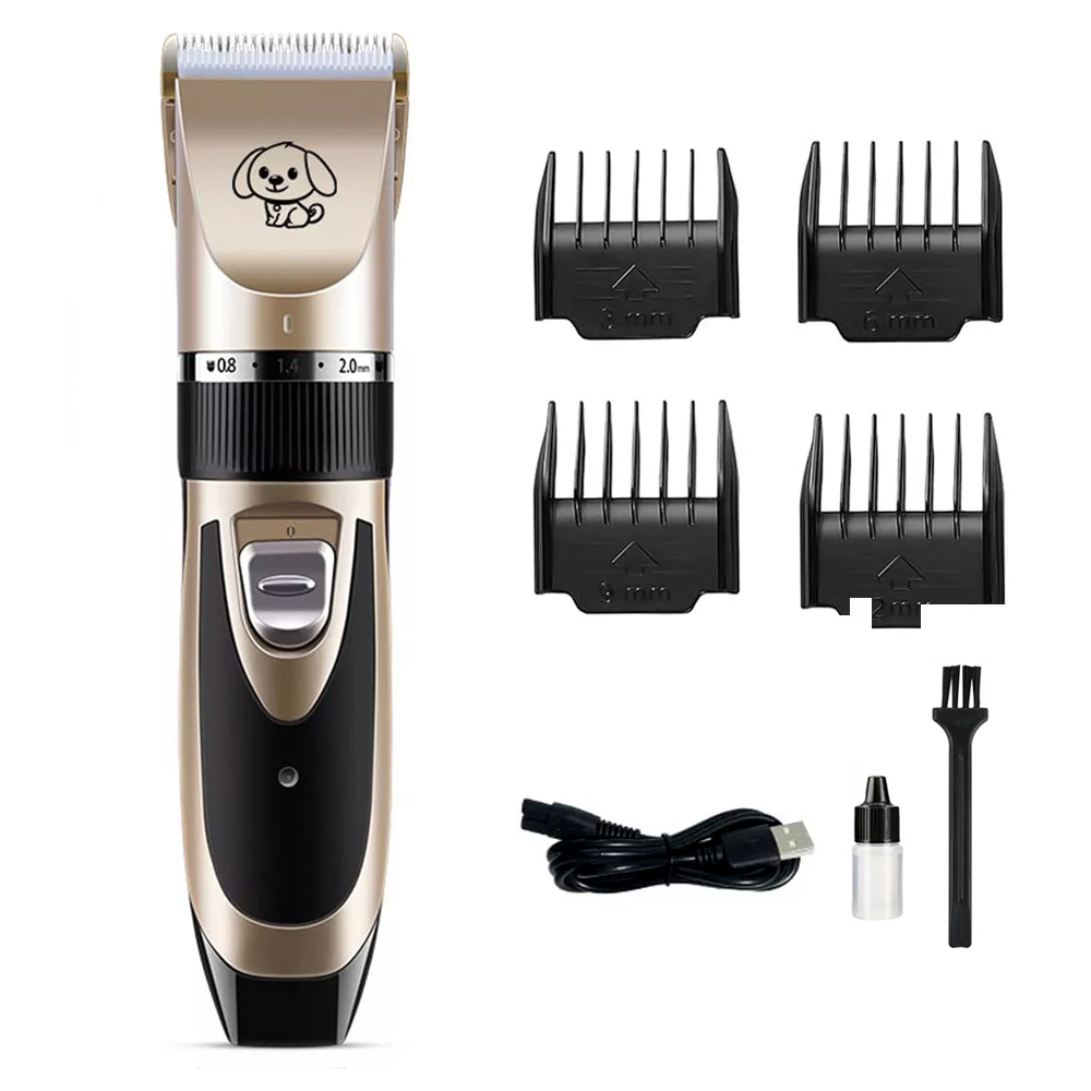 Rodanny Huisdier Tondeuse Grooming Set Kapsel Trimmer Scheerapparaat Usb Oplaadbare Low-Noise Dog Clippers Professionele: Standard 1