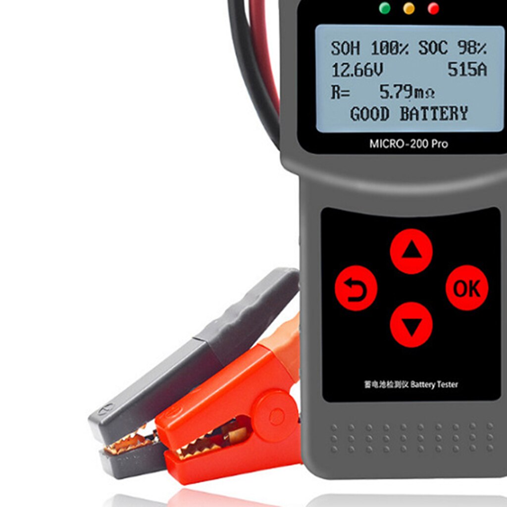 12v automaattinen auton akun testauslaite 12v 40-2000 cca 220ah akun kuormitustesteri autojen digitaalinen akkuanalysaattorin diagnostiikkatyökalu