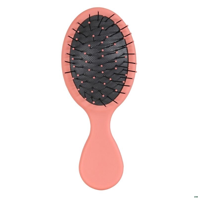 Baby Boys Girls Hair Comb Plastic Hair Brush Child Portable Travel Anti-static Comfortable Head Massager Combs: Pink