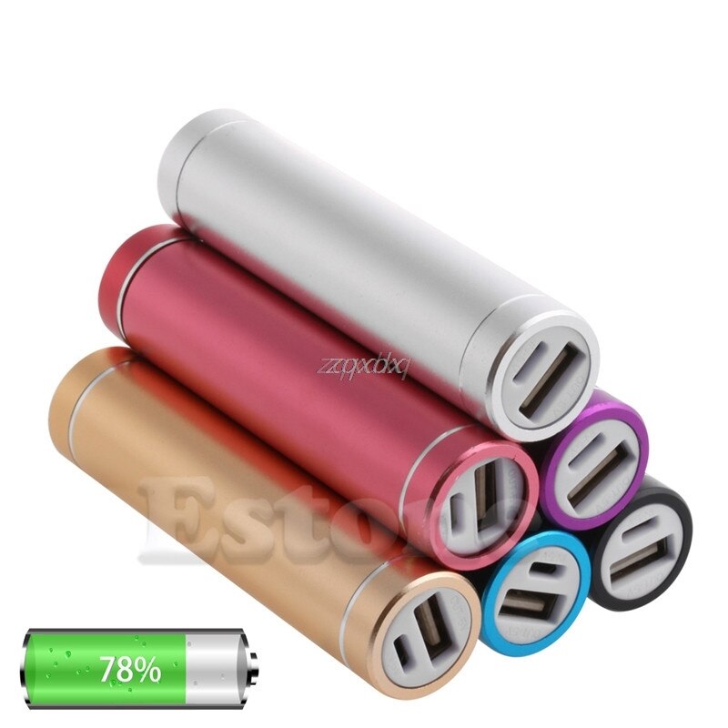 Portable USB Mobile Power Bank Charger Pack Box Battery Case For 1 x 18650 Whosale