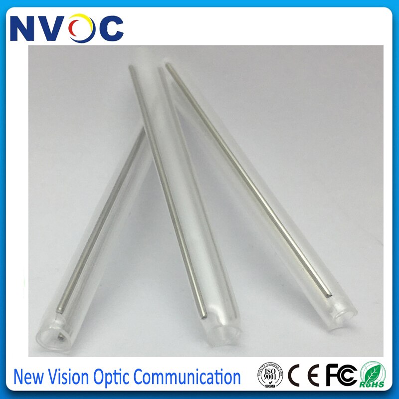 100 stks/partij, 60mm Single Core Krimpkous Glasvezel Splice Protector, FTTH Kabel een Pin Krimpkous Bescherming Mouw