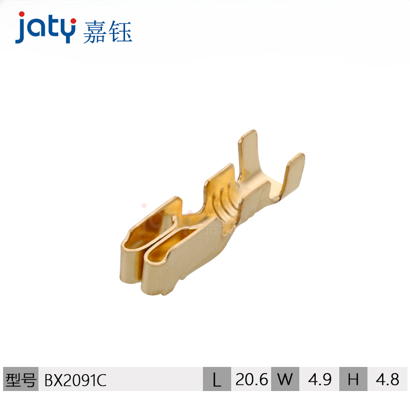 100pcs BX2091C Car Fuse Box Terminal Connector Terminal Instrument Fuse Terminal