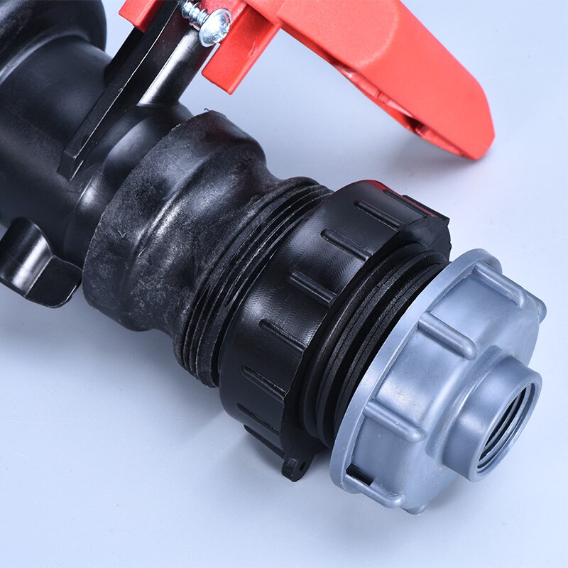IBC Panzer Adapter für Schutz Ventil 62mm Feine gewinde zu 60mm Grob gewinde armaturen Garten wasser Panzer Stecker 1Stck