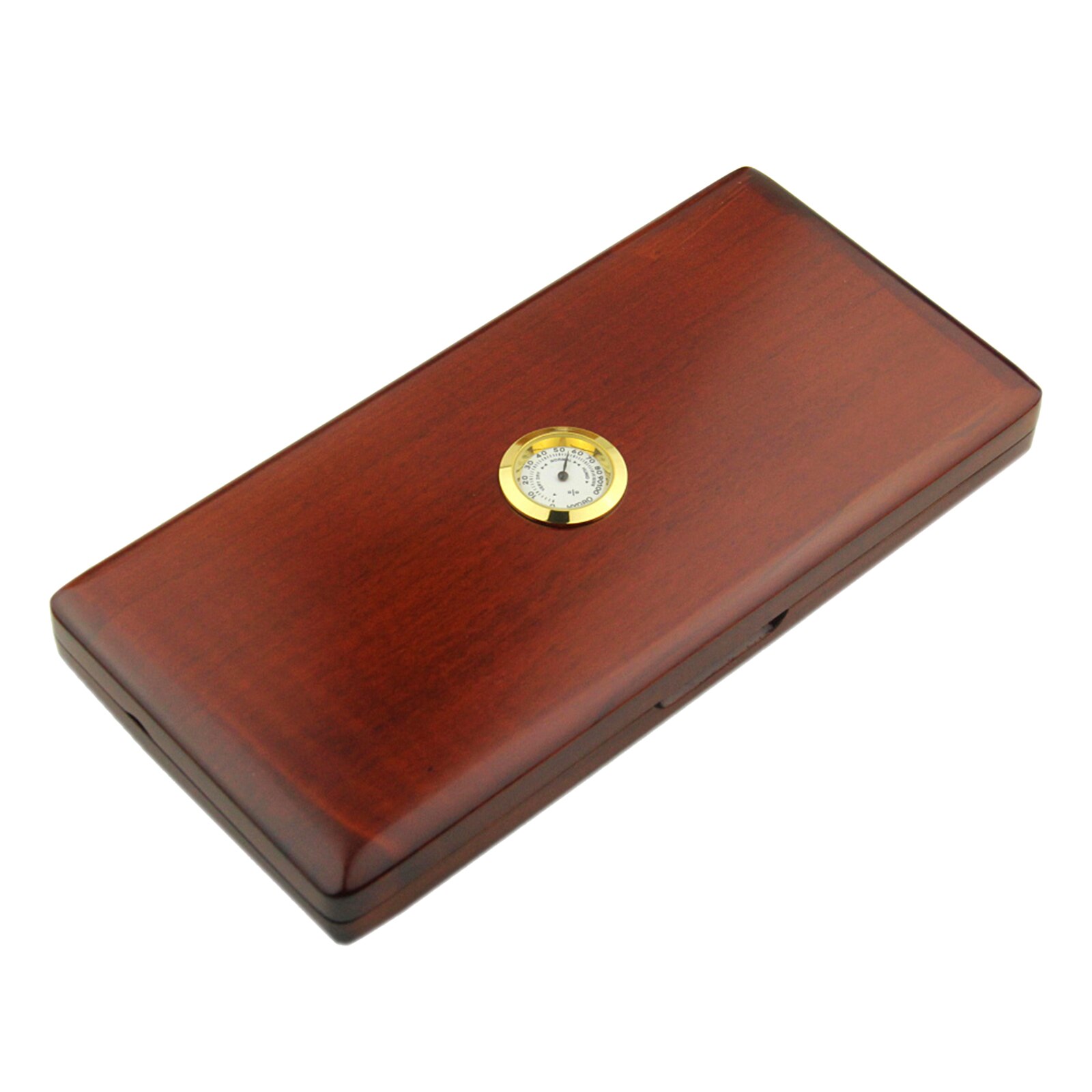 Mooie Massief Hout Hobo Riet Case Voor 20 Riet Met Hygroneter Flanel Slot Reed Opbergdoos