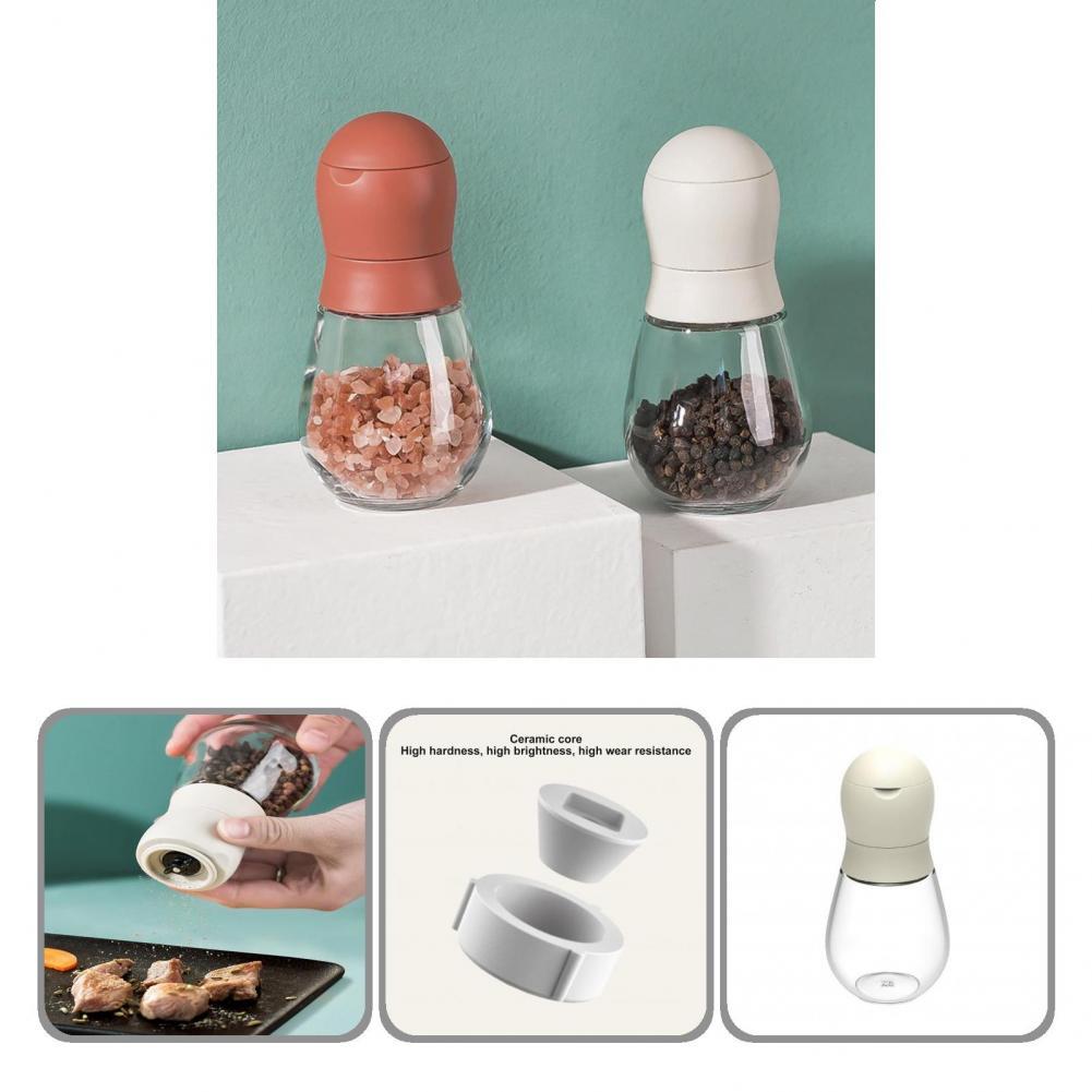 Salt Grinder Multi-function Spice Grinder Safe Dust Proof Pepper Shaker Spice Grinder