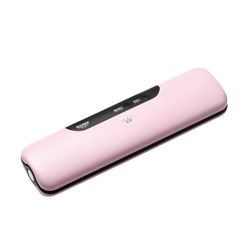 110V/220V Automatic Food Vacuum Sealer Packer Household Food Packaging Machine For Home Kitchen Commercial Vacuum Food Sealing: Pink / UK Plug