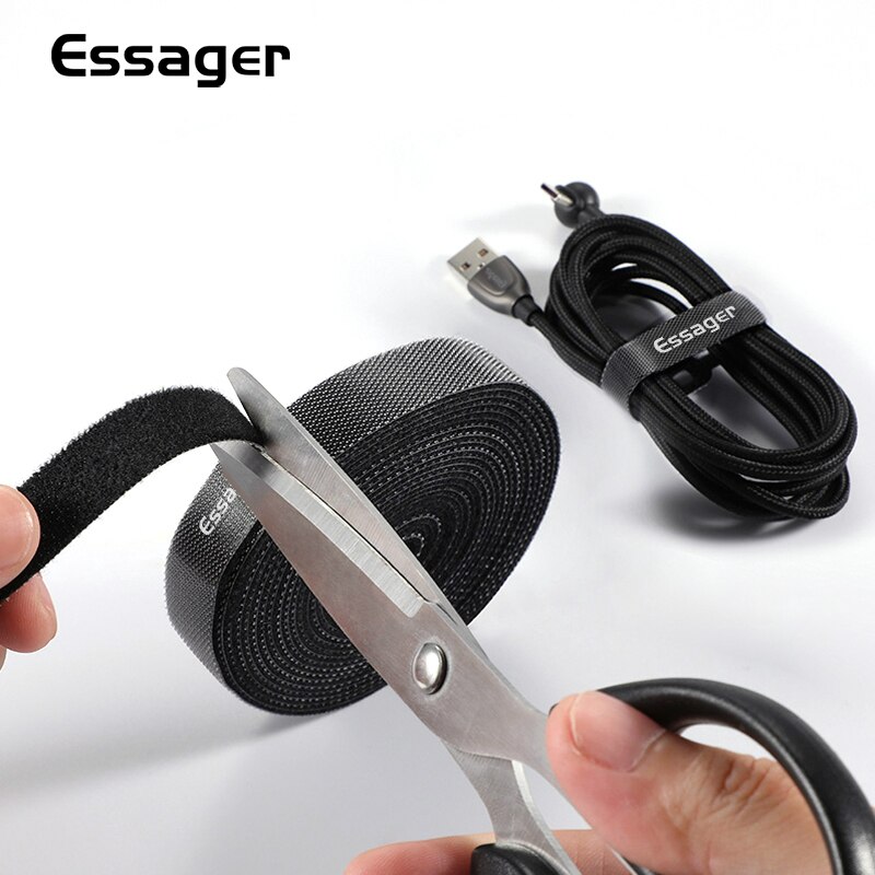 Essager Datakabel Organisator Oortelefoon Mouse Cord Clip Protector Draad Winder Houder Usb Kabel Management Voor Iphone Redmi Xiaomi