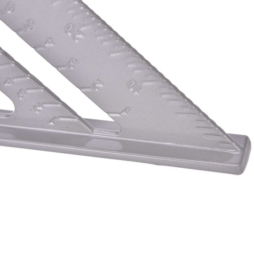 7" 180mm 1PCS 45 Degrees Triangle Ruler Measuring Tool Aluminum Alloy Square Angle Ruler Woodworking 7"/180mm Protractor