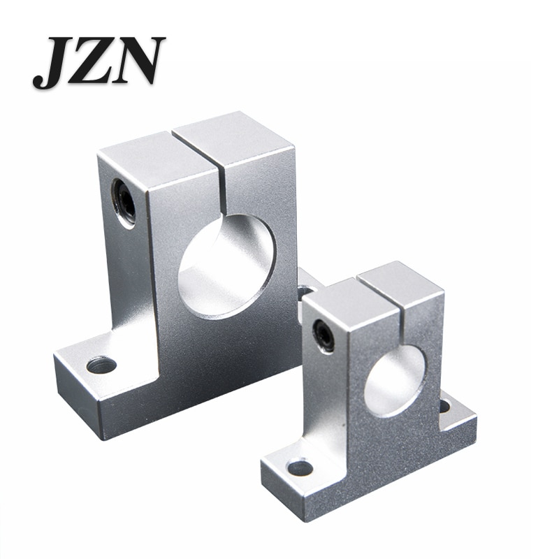 Lineær optisk akse sk vertikal støtte aluminiumslegering lagerramme polert stangholder sk /8 mm——sk /60mm