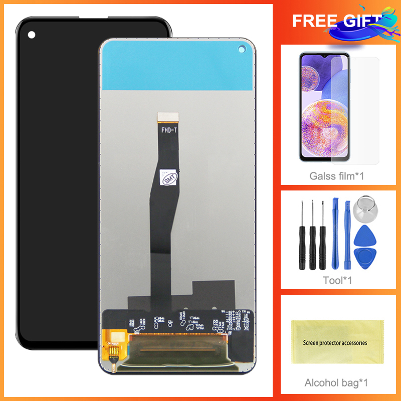 6,26-Zoll-Bildschirm für Huawei Nova 5T Nova 5T LCD-Anzeige Touchscreen-Digitizer mit Rahmenmontage für Honor 20 Honor20 Ersatz: Schwarz