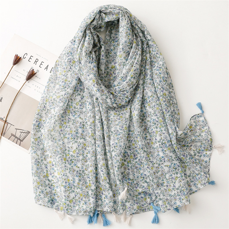 Paisley Abstract Floral Tassel Viscose Shawl Scarf Lady Wrap Thin Pashmina Stole Muslim Hijab 180*90Cm