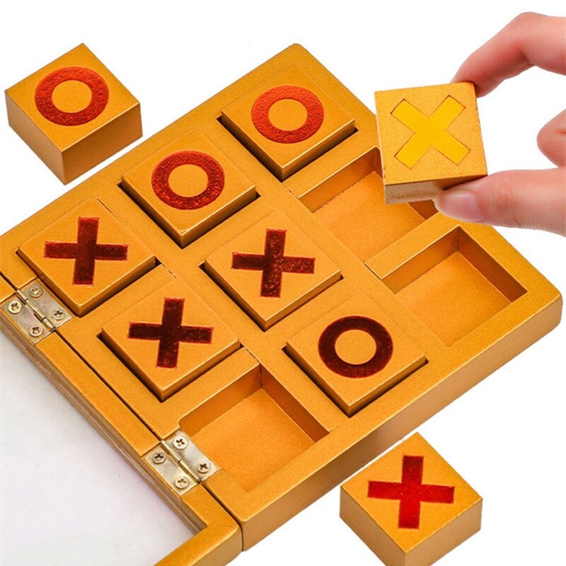 Board Games Tic Tac Toe Fun Family Games to Play in Box Strategy Board Games for Families to Challenge Brain Games