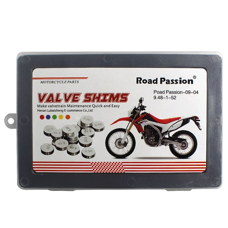Kit de 52 pièces de Valve de moteur de moto, diamètre de cale réglable de 9.48mm, pour YAMAHA WR450F YFZ450R YFZ450X YP400 YZ400F YZ450F